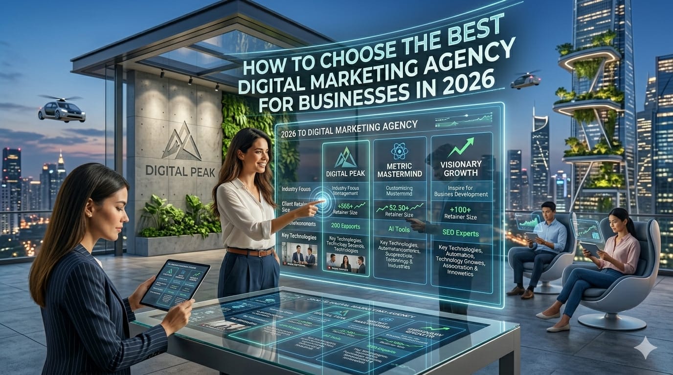 How to Choose the Best Digital Marketing Agency for Businesses in 2026: A South Haryana Guide